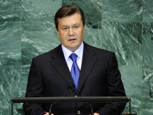 Tổng thống Ukraine Viktor Yanukovych.